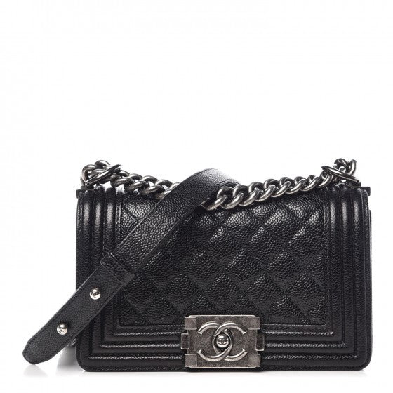 Chanel Caviar Quilted Small Boy Flap Black 1 of 7