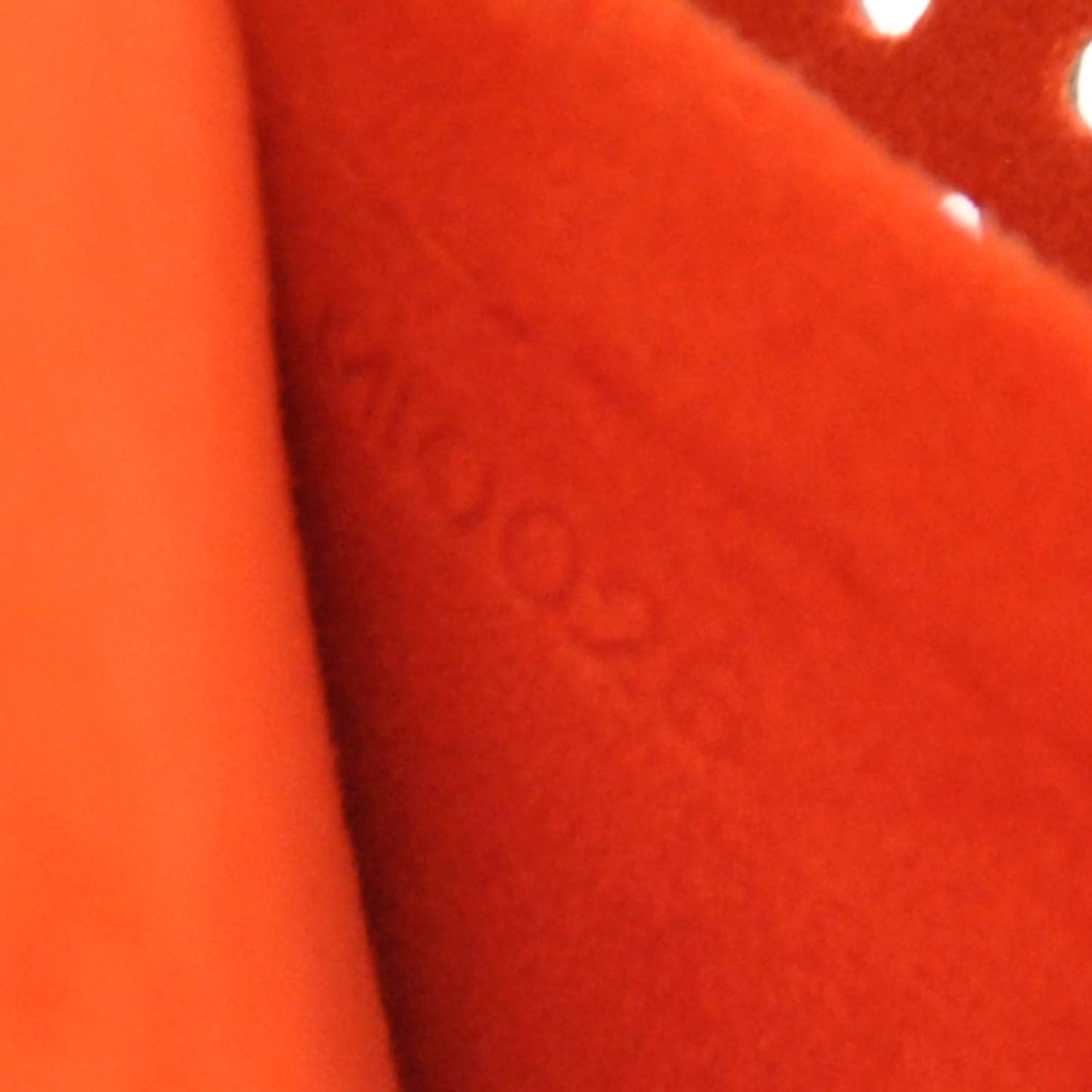Monogram Perforated Demi-Lune Orange