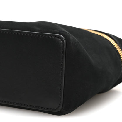 Loro Piana Nubuck L19 Extra Pocket Pouch Black Sun Gold 9 of 10