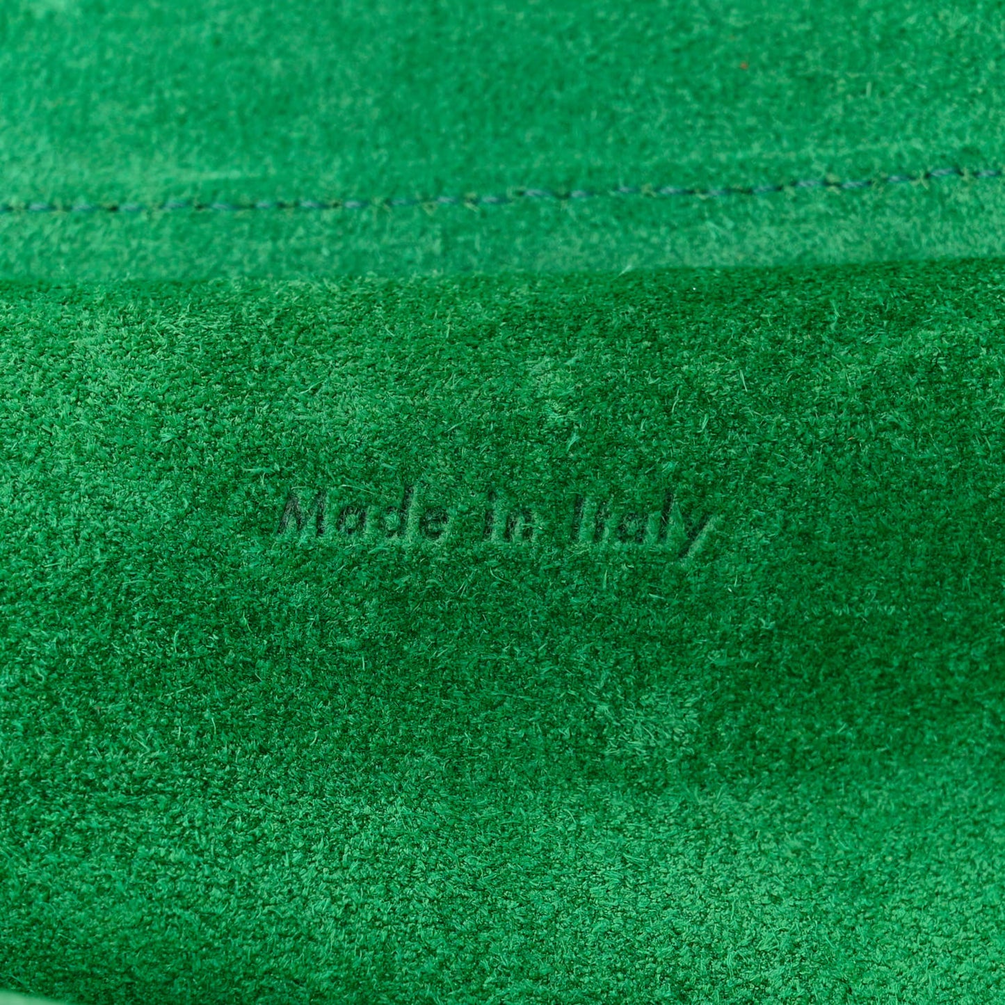 Grained Calfskin Micro Belt Bag Pop Green