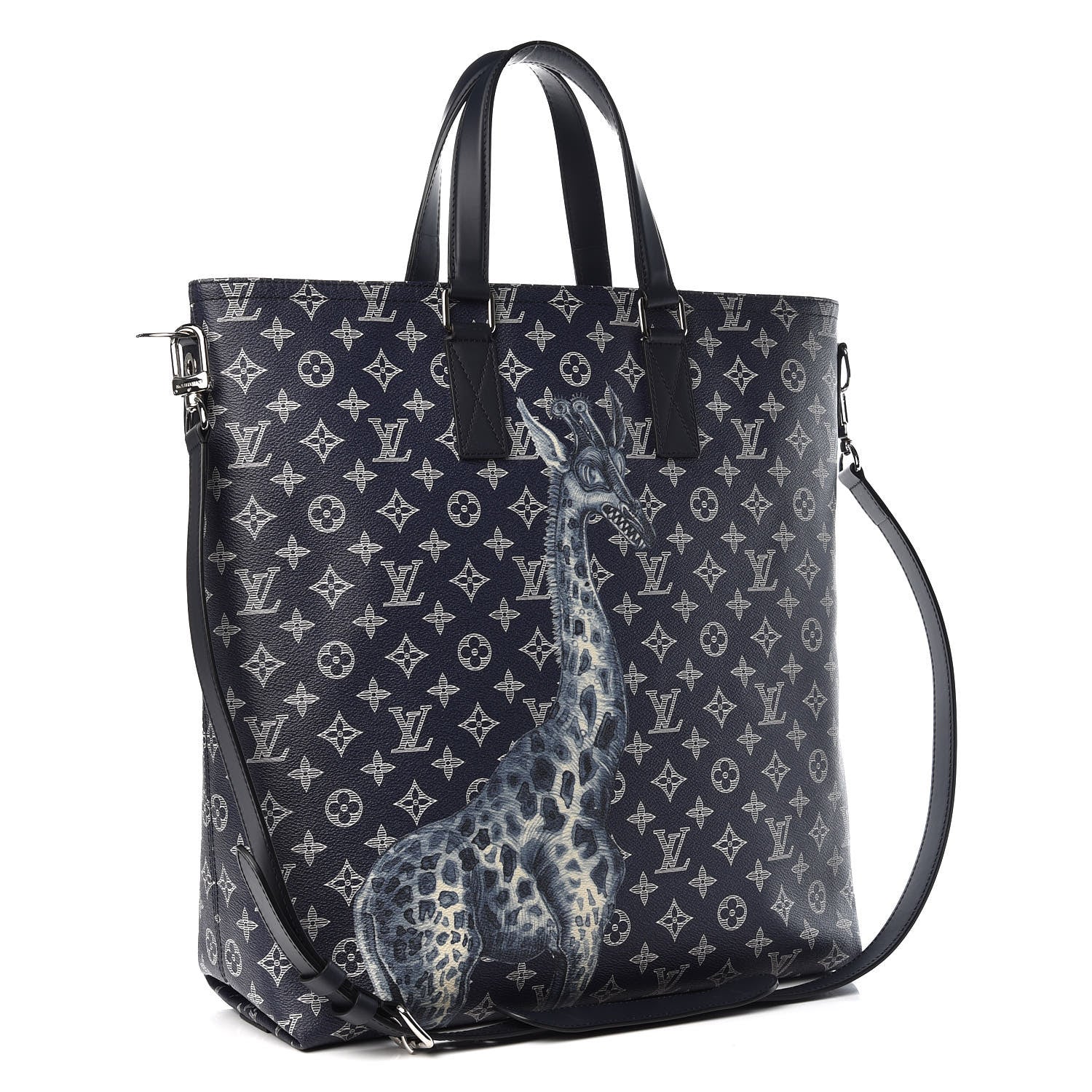 Louis Vuitton Savane Monogram Chapman Atlas Tote Ink 3 of 10