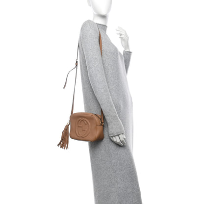 Gucci Pebbled Calfskin Small Soho Disco Bag Camelia 3 of 19