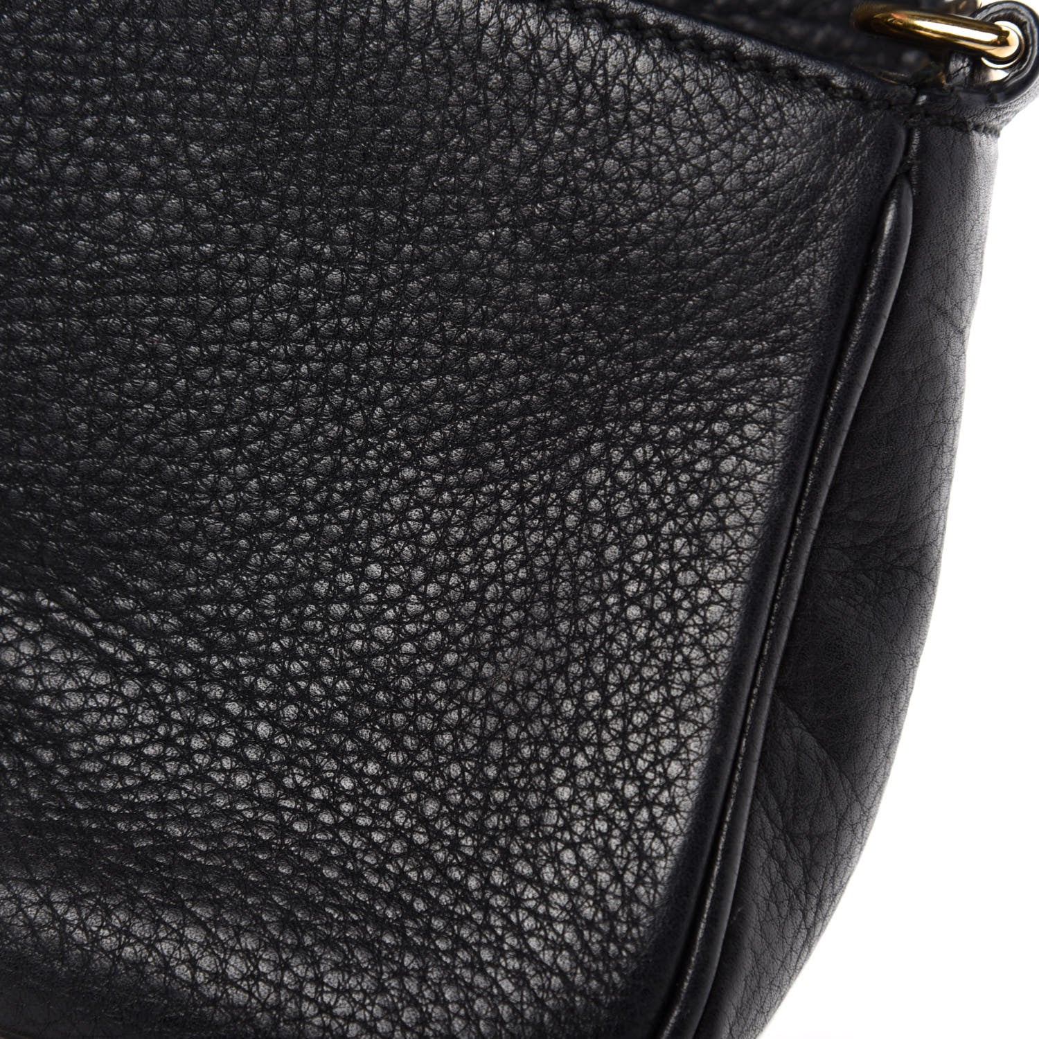 Gucci Pebbled Calfskin Small Soho Flap Crossbody Black 9 of 12