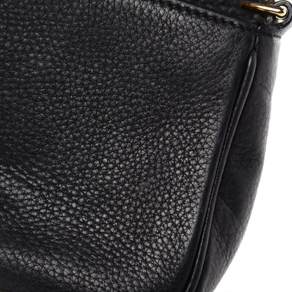 Gucci Pebbled Calfskin Small Soho Flap Crossbody Black 9 of 12