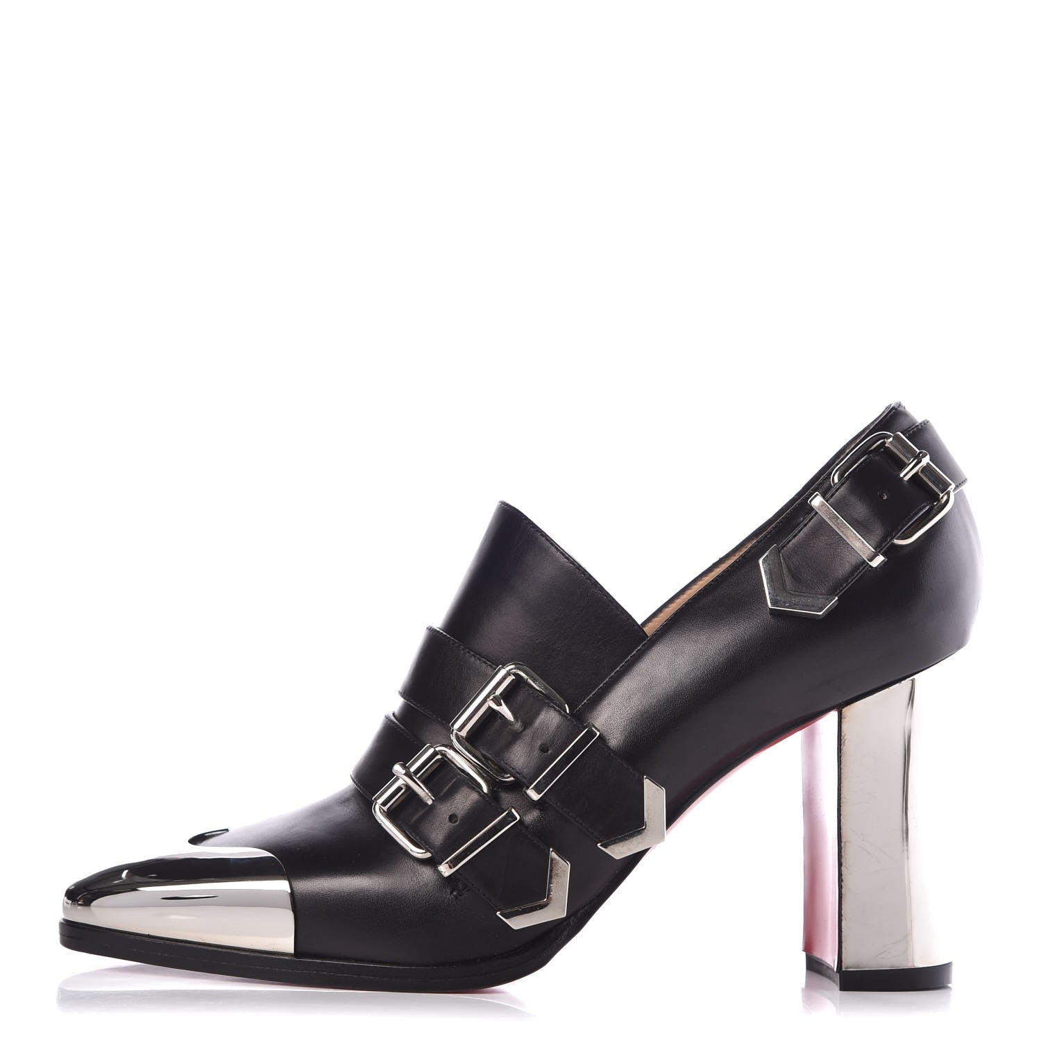 Christian Louboutin Calfskin Anita Pumps 39.5 Black 1 of 7