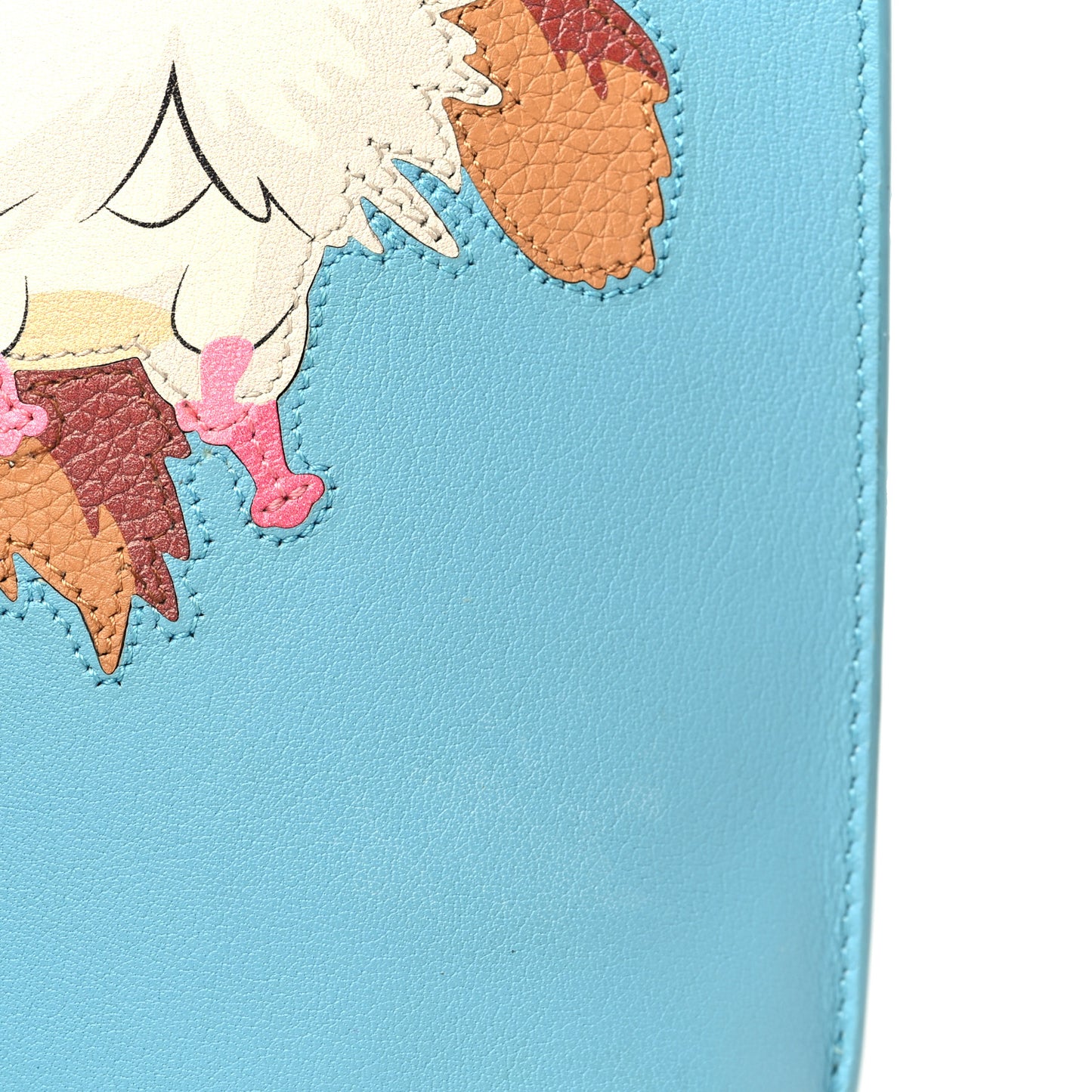 X HOWL'S MOVING CASTLE Calfskin Heen Dice Pocket
