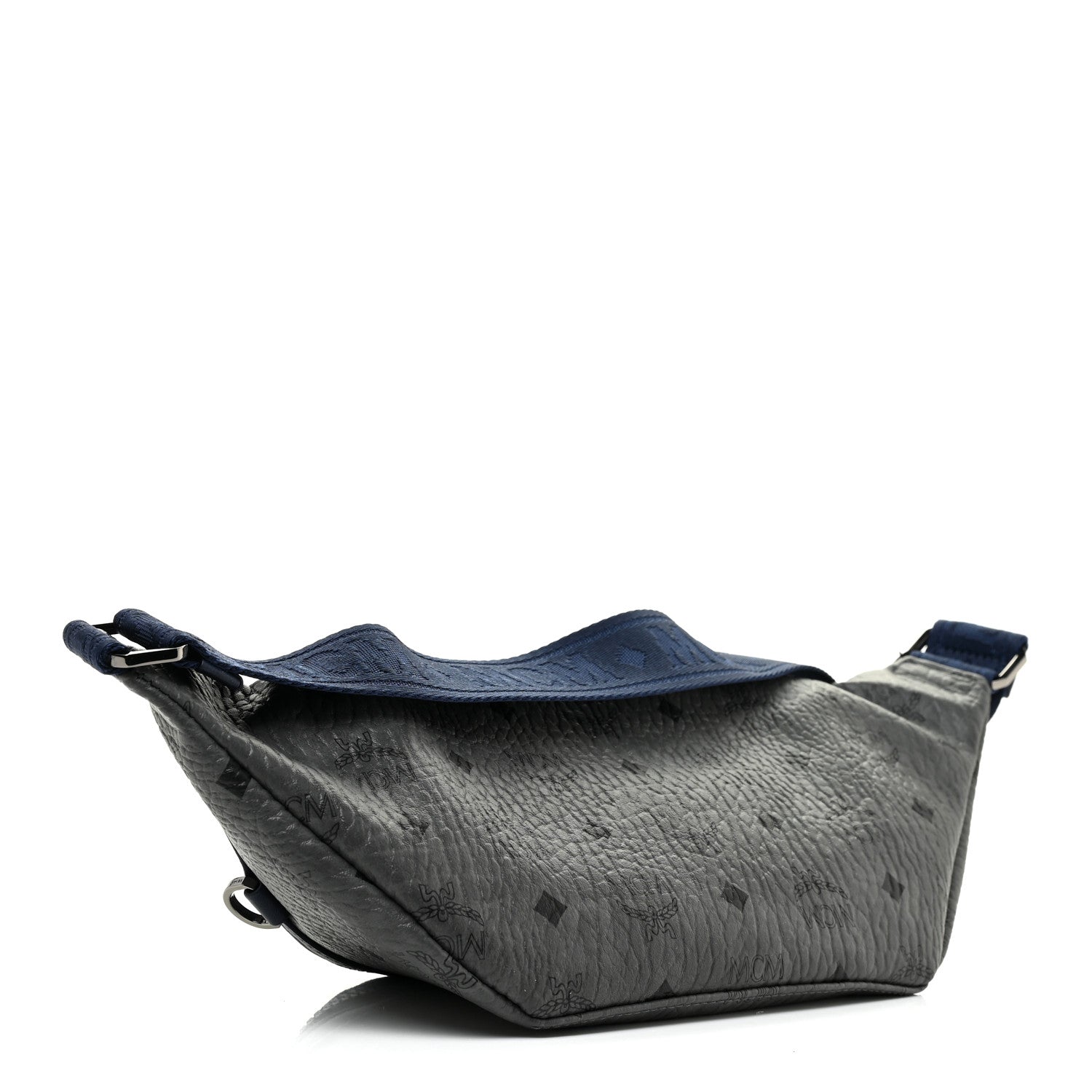MCM Visetos Medium Belt Bag Phantom Grey 4 of 9