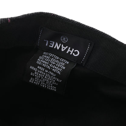 Chanel Denim Mood Cap Hat Black 8 of 8