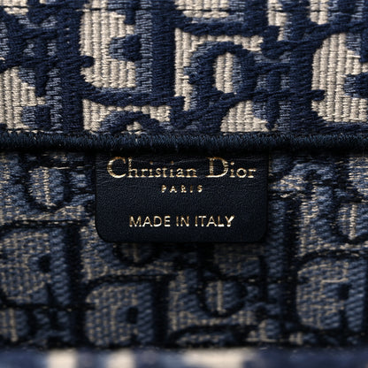 Christian Dior Oblique Medium Book Tote Blue Multicolor 6 of 13
