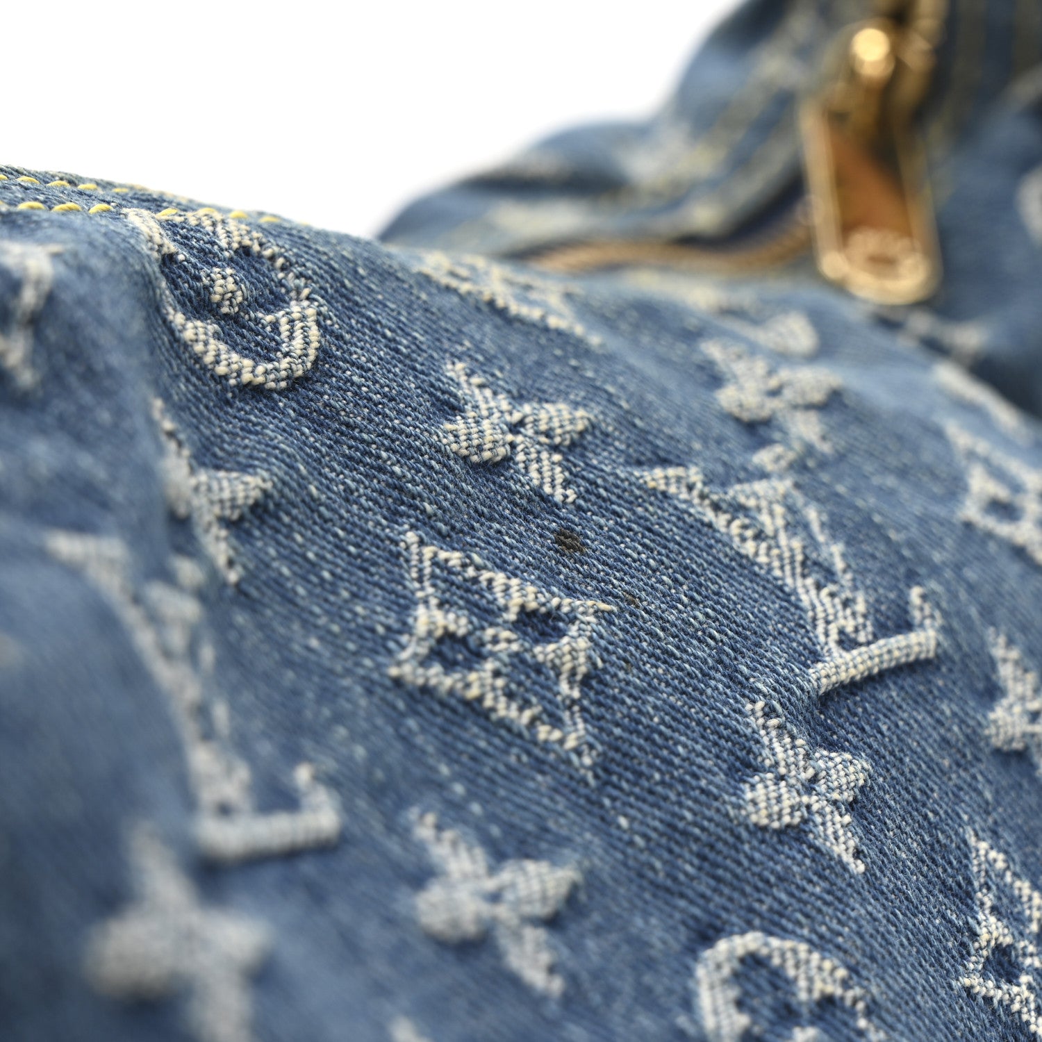 Louis Vuitton Monogram Denim Baggy PM Blue 8 of 10