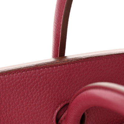 Hermes Taurillon Clemence Birkin 35 Rubis 15 of 18
