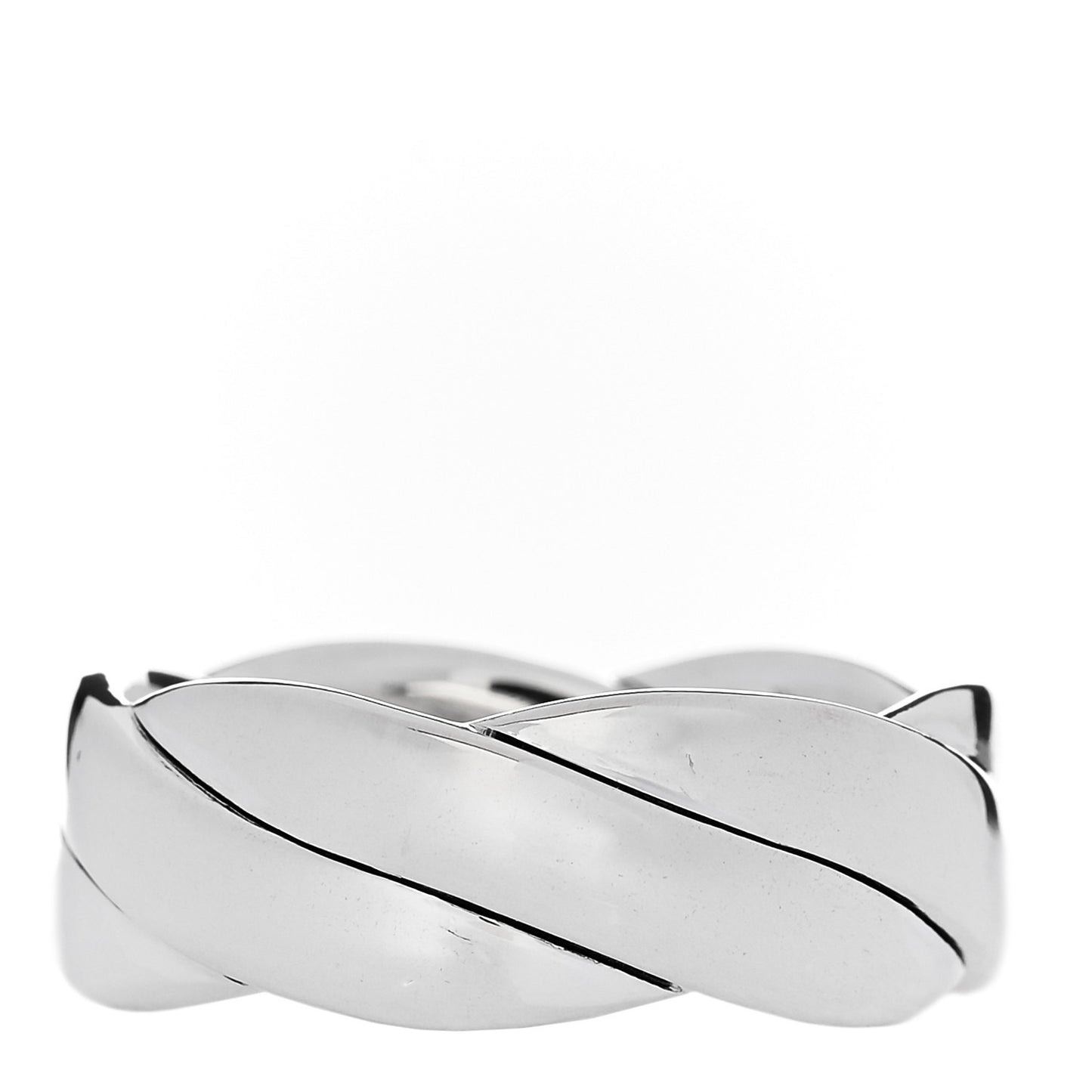 Sterling Silver 9mm DY Helios Band Ring 61 9.75