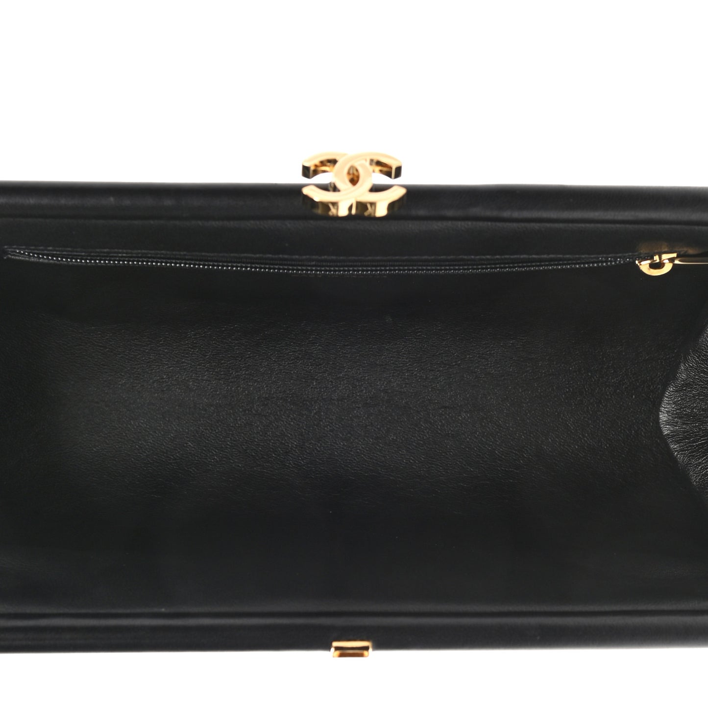 Lambskin Quilted Timeless Clutch Black