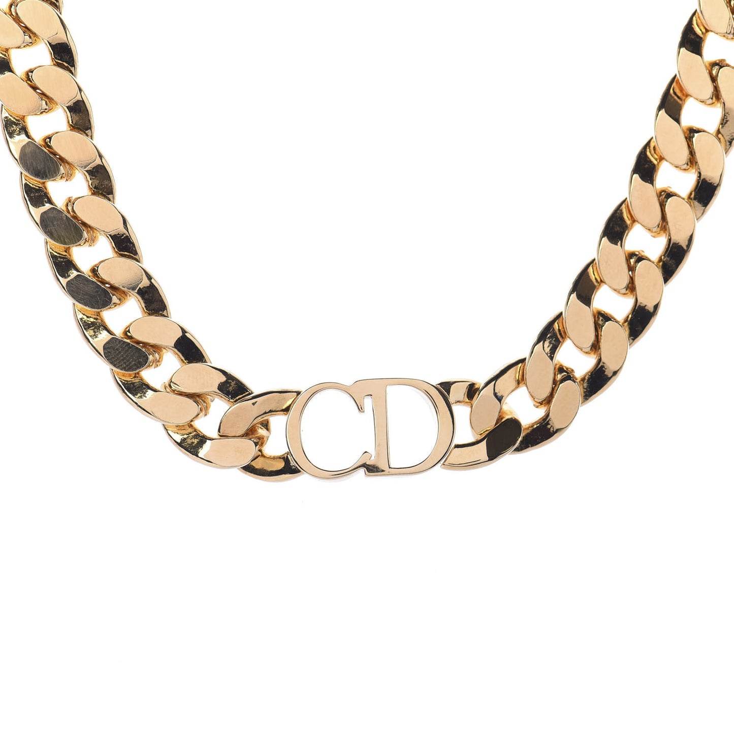 Metal Danseuse Etoile Chain Choker Necklace Gold