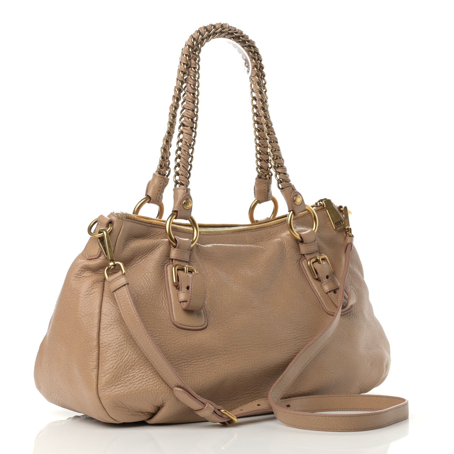 Cervo Lux Chain Hobo Naturale
