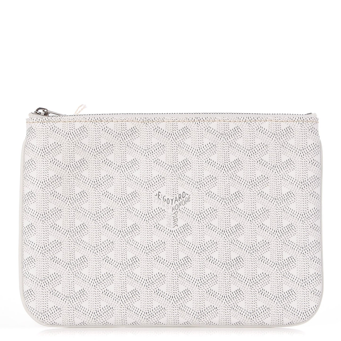 Goyardine Senat Pochette PM White