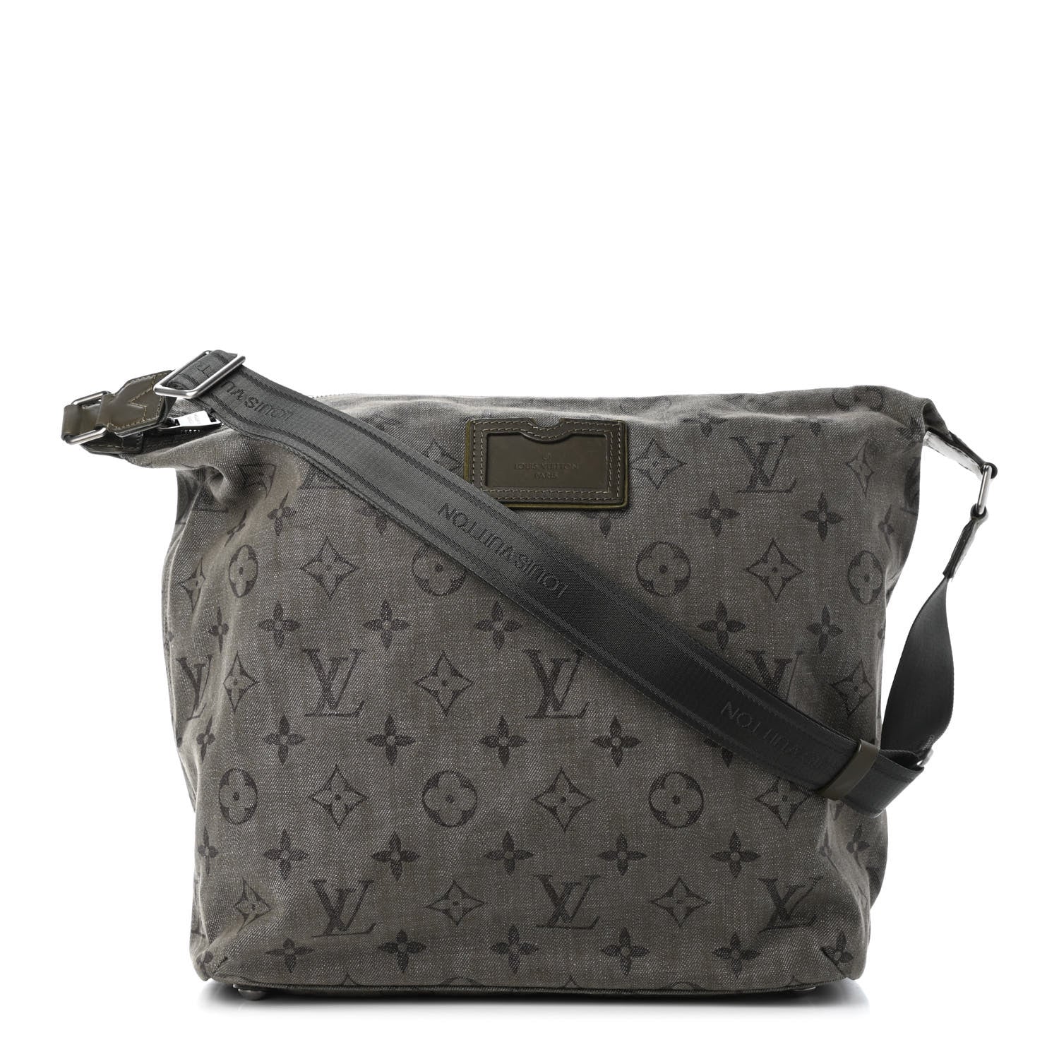 Louis Vuitton Monogram Denim Impression Besace GM Kaki Fonce 1 of 4
