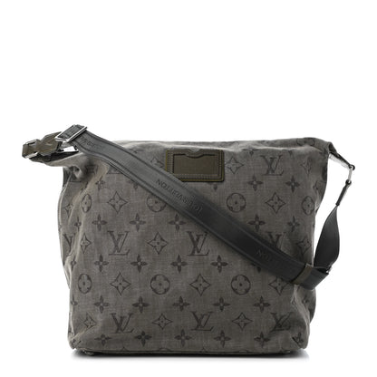 Louis Vuitton Monogram Denim Impression Besace GM Kaki Fonce 1 of 4