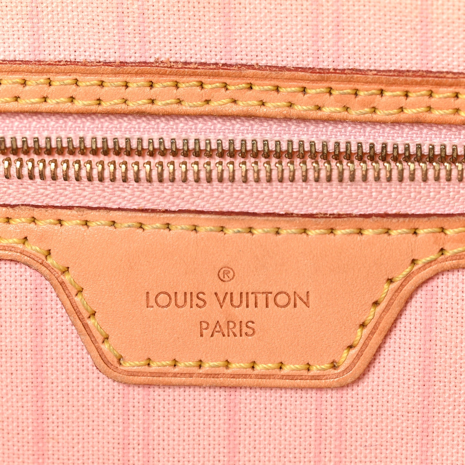 Louis Vuitton Damier Azur Delightful PM Rose Ballerine 6 of 12