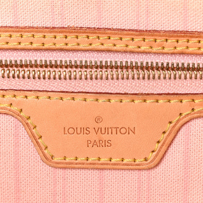 Louis Vuitton Damier Azur Delightful PM Rose Ballerine 6 of 12