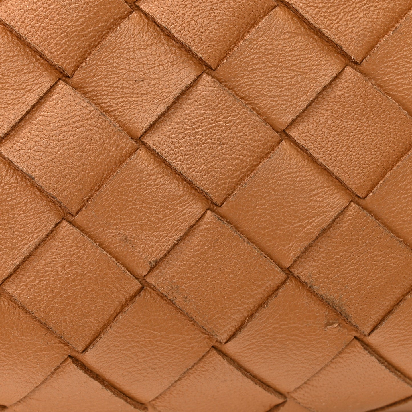 Nappa Intrecciato Teen Jodie Hobo Caramel