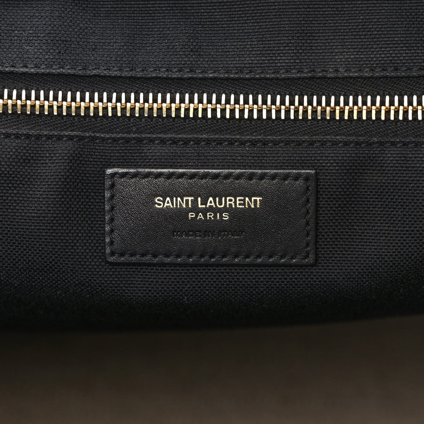 Embroidered Cotton Linen Rive Gauche Noe Tote Natural Black