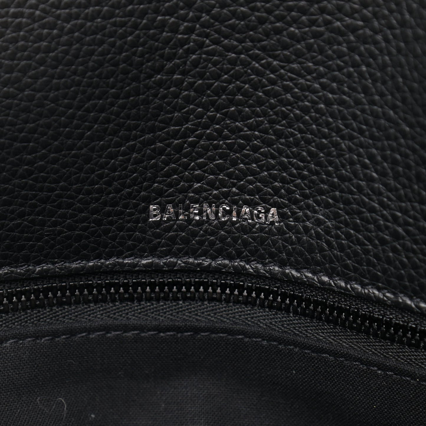 Supple Calfskin Ville Top Handle Bag Black