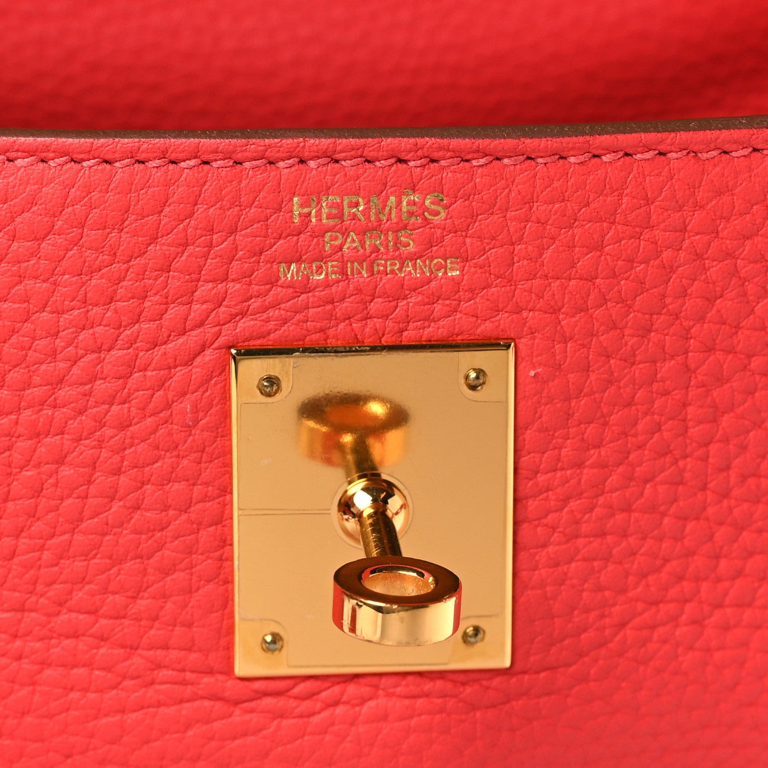 Hermes Taurillon Clemence Kelly Retourne 32 Rose Jaipur 6 of 9