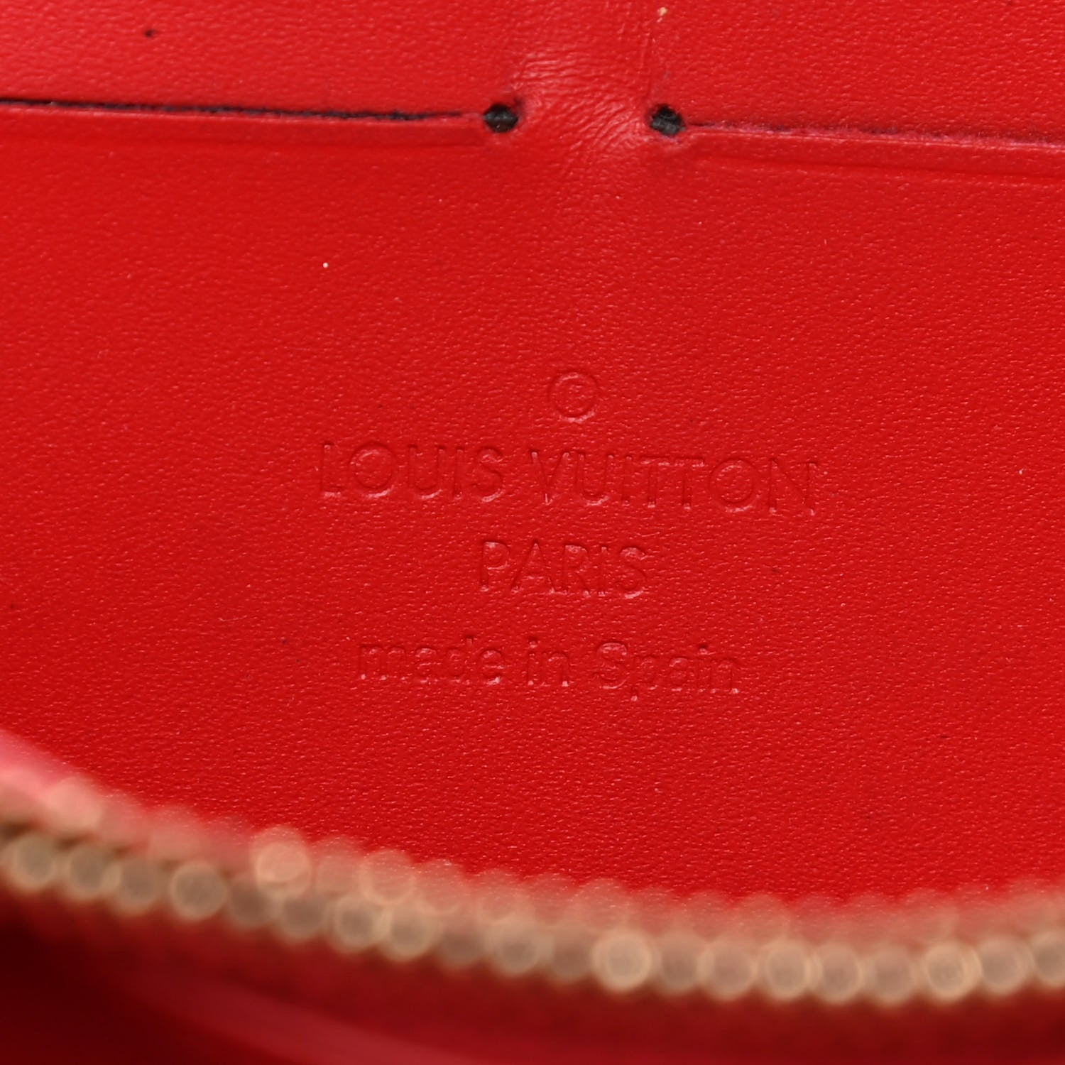 Louis Vuitton Patent Sweet Monogram Zippy Wallet Pomme D'Amour 5 of 14