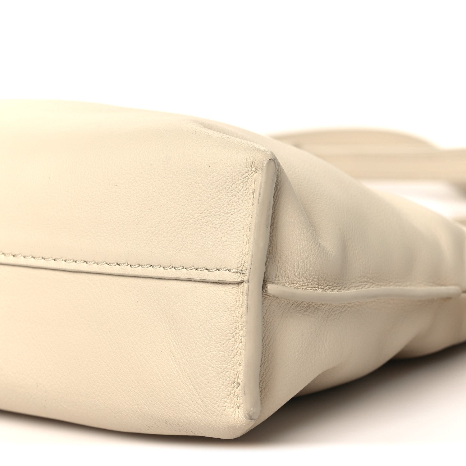 Loewe Calfskin Mini Flamenco Knot Clutch Angora 10 of 12