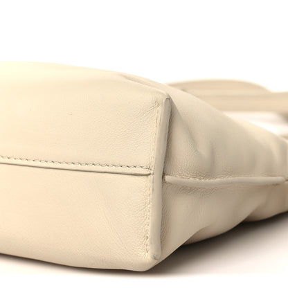 Loewe Calfskin Mini Flamenco Knot Clutch Angora 10 of 12