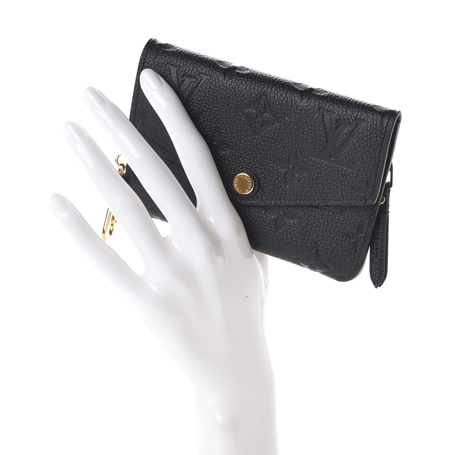 Louis Vuitton Empreinte Key Pouch Black 2 of 6
