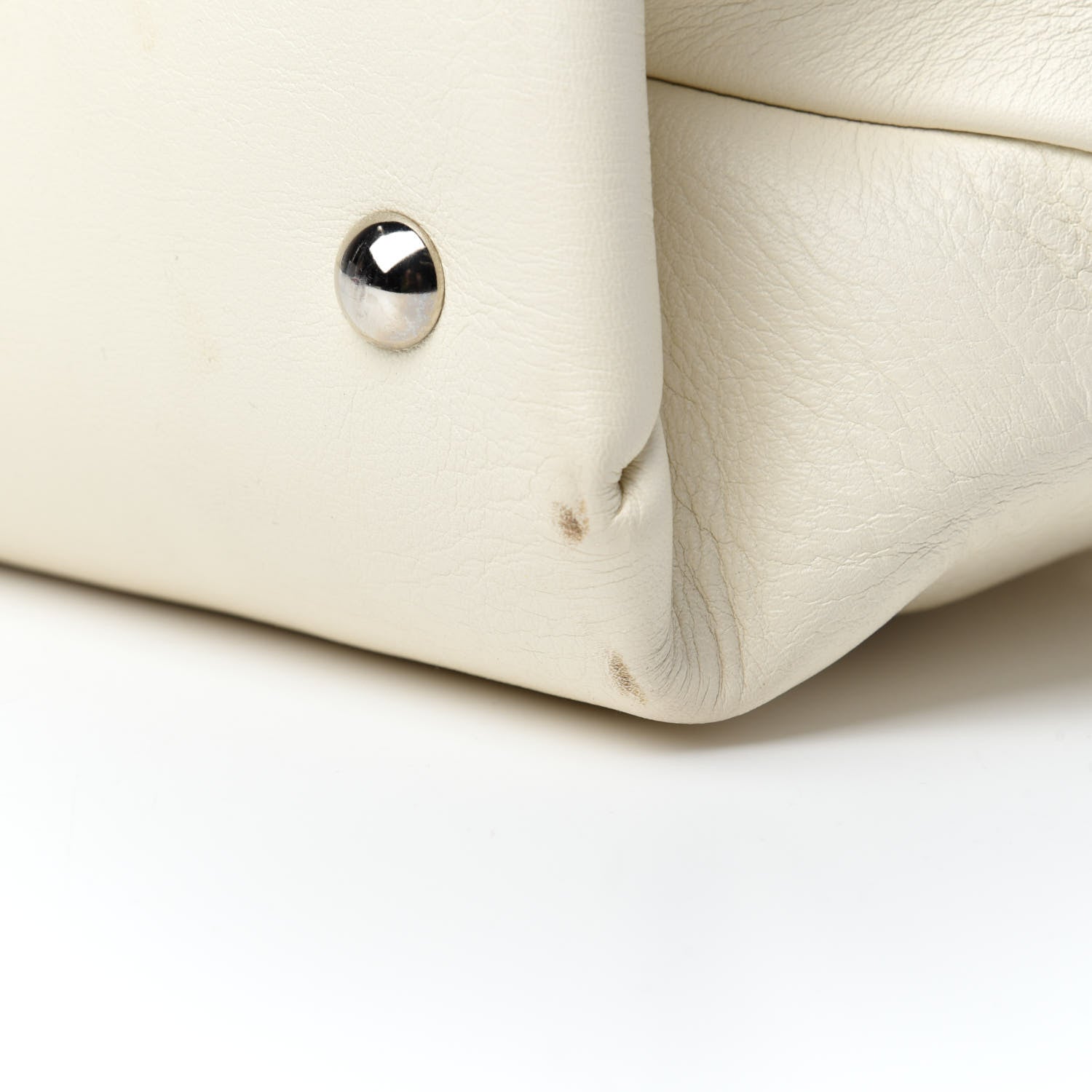 Alexander McQueen Calfskin Whipstitch Folk Tote White 8 of 22