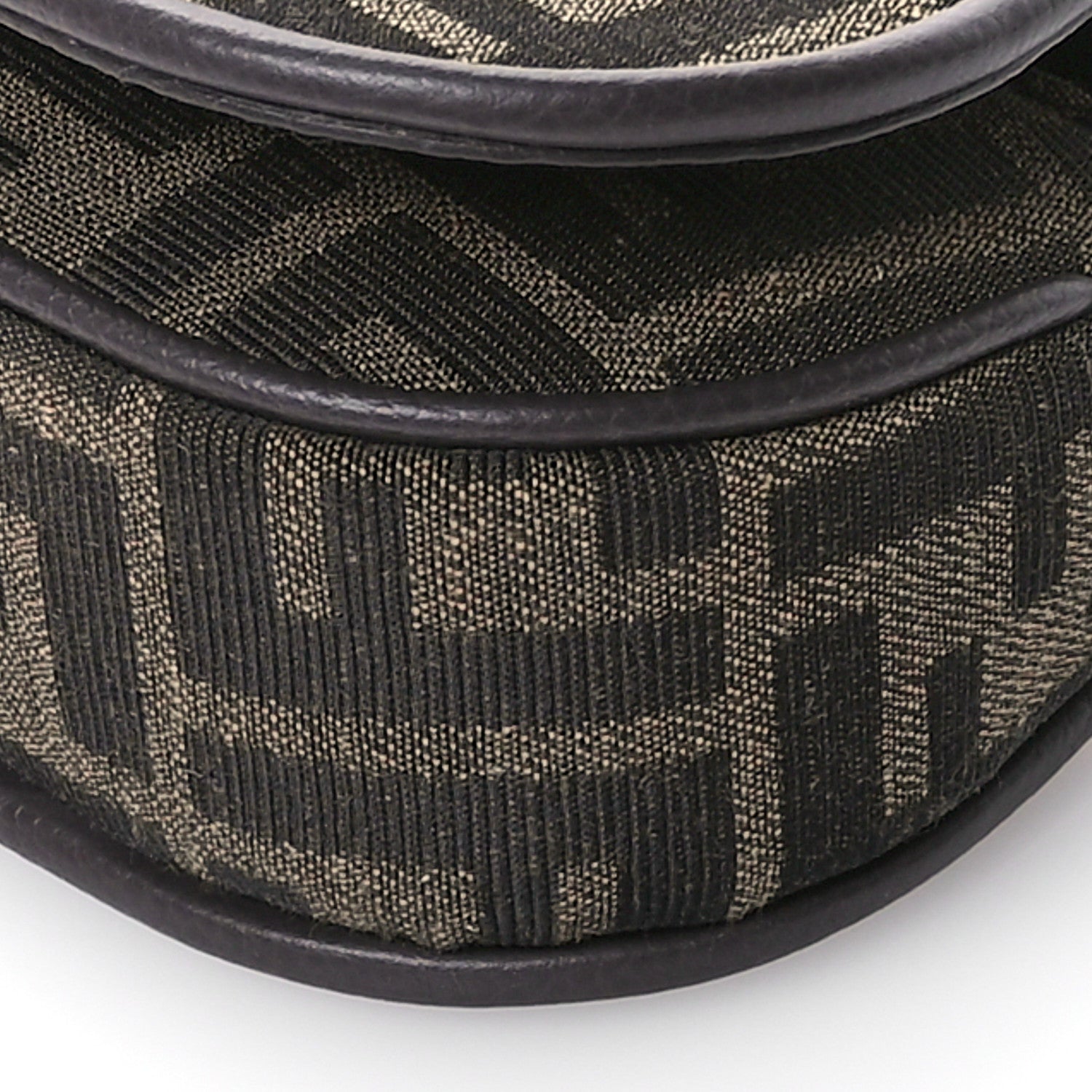 Fendi Fabric Jacquard Vitello Cher Cuoio FF 1974 Nano Fendi C'mon Tobacco Moro Ebano 10 of 12