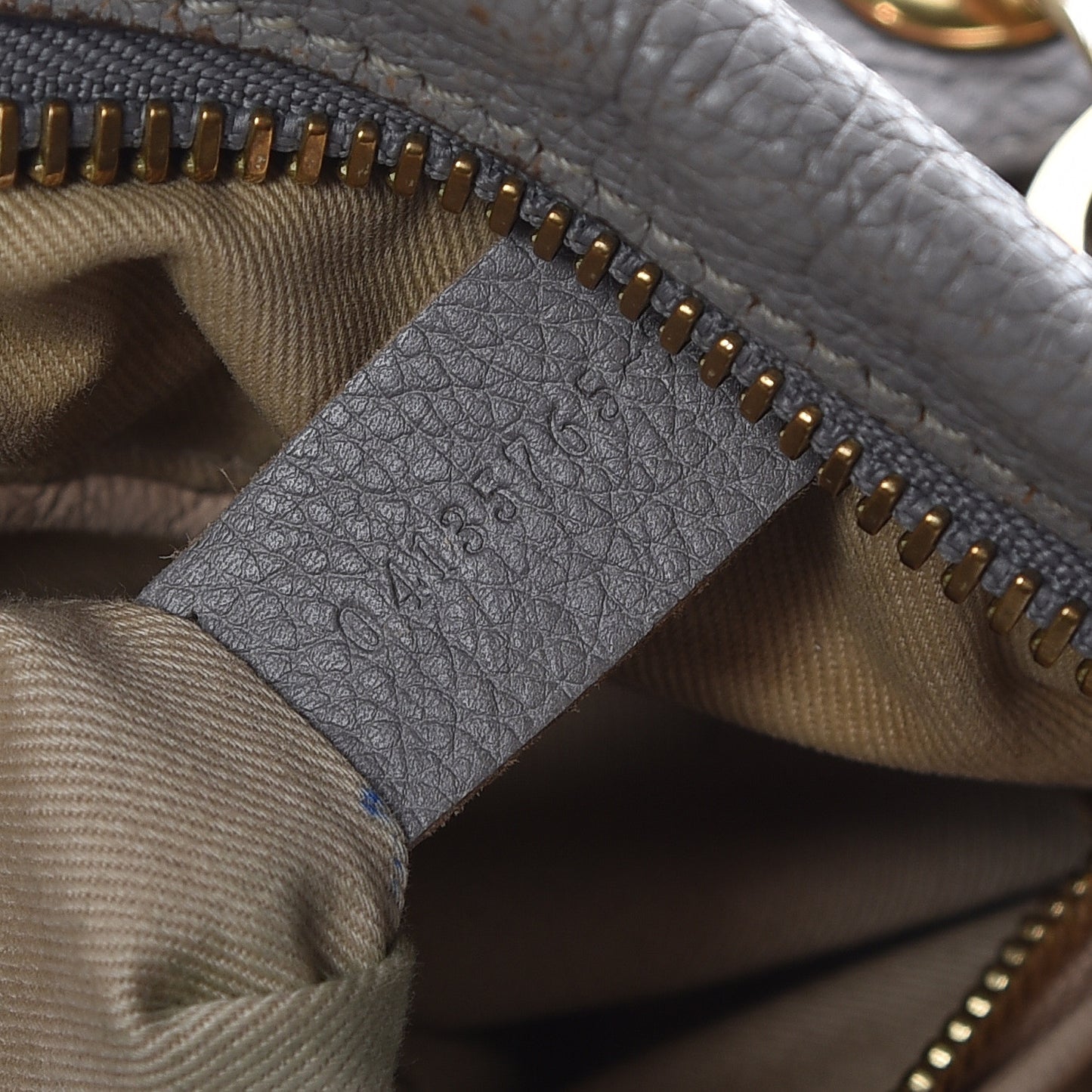 Calfskin Small Paraty Cashmere Grey