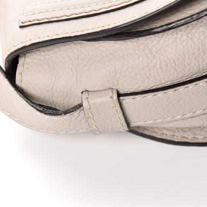 Chloe Calfskin Mini Marcie Round Crossbody Bag Dove 12 of 14