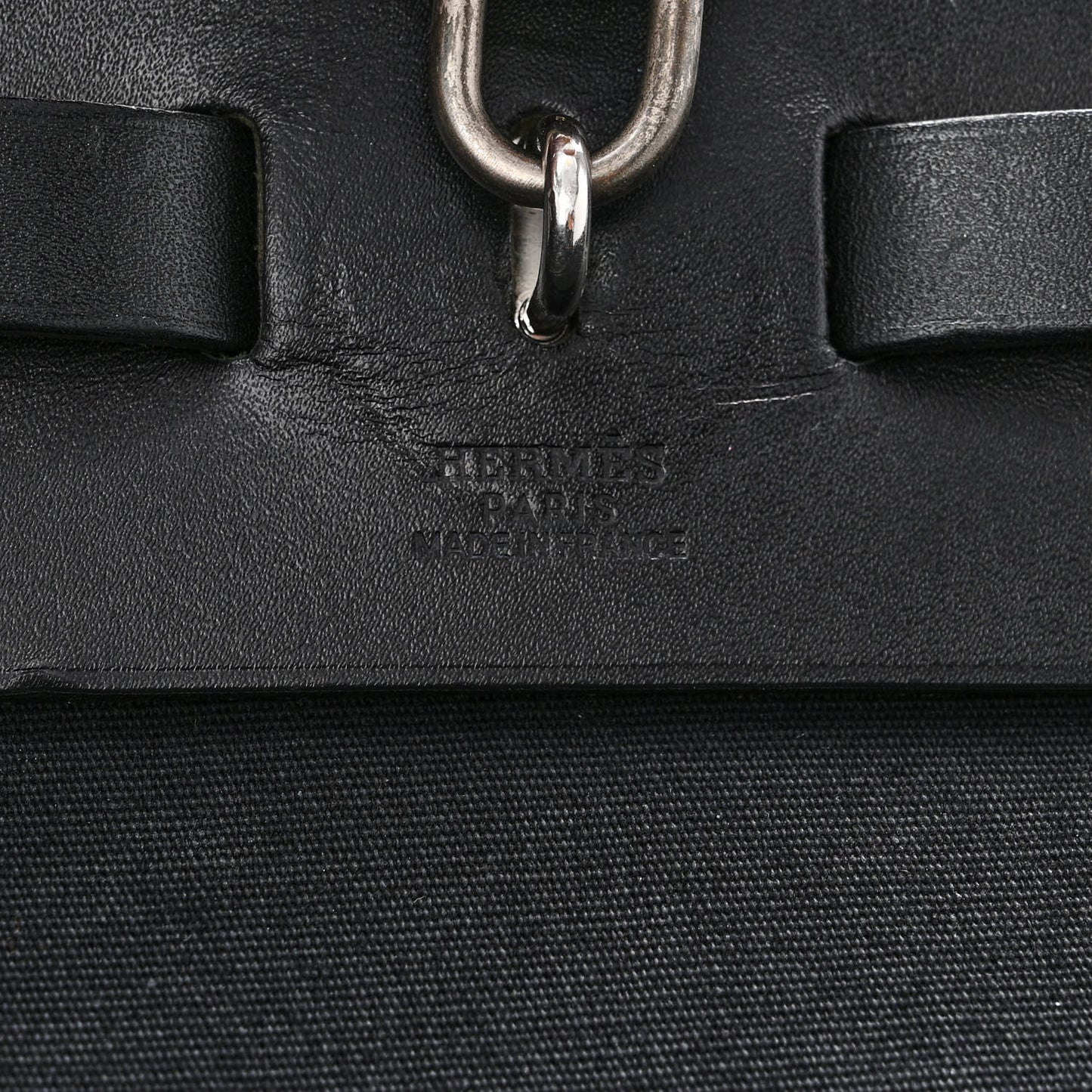 Toile Vache Calfskin Herbag 39 MM Black