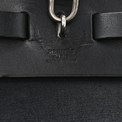 Hermes Toile Vache Calfskin Herbag 39 MM Black 7 of 15