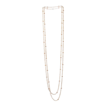 Tiffany Sterling Silver Freshwater Pearl 5-8mm Ziegfeld Necklace 87" 4 of 9