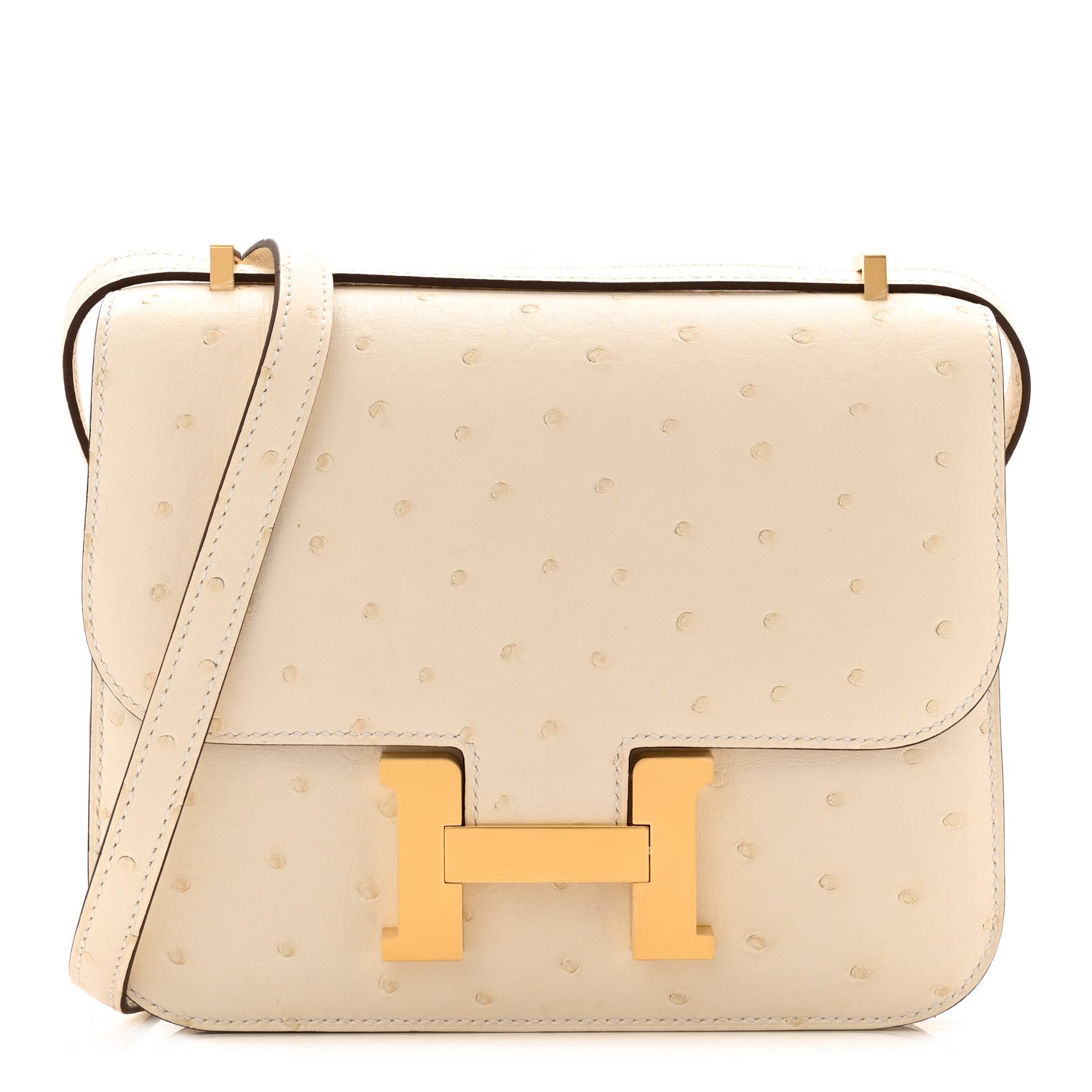 Hermes Ostrich Constance 18 Nata 1 of 11
