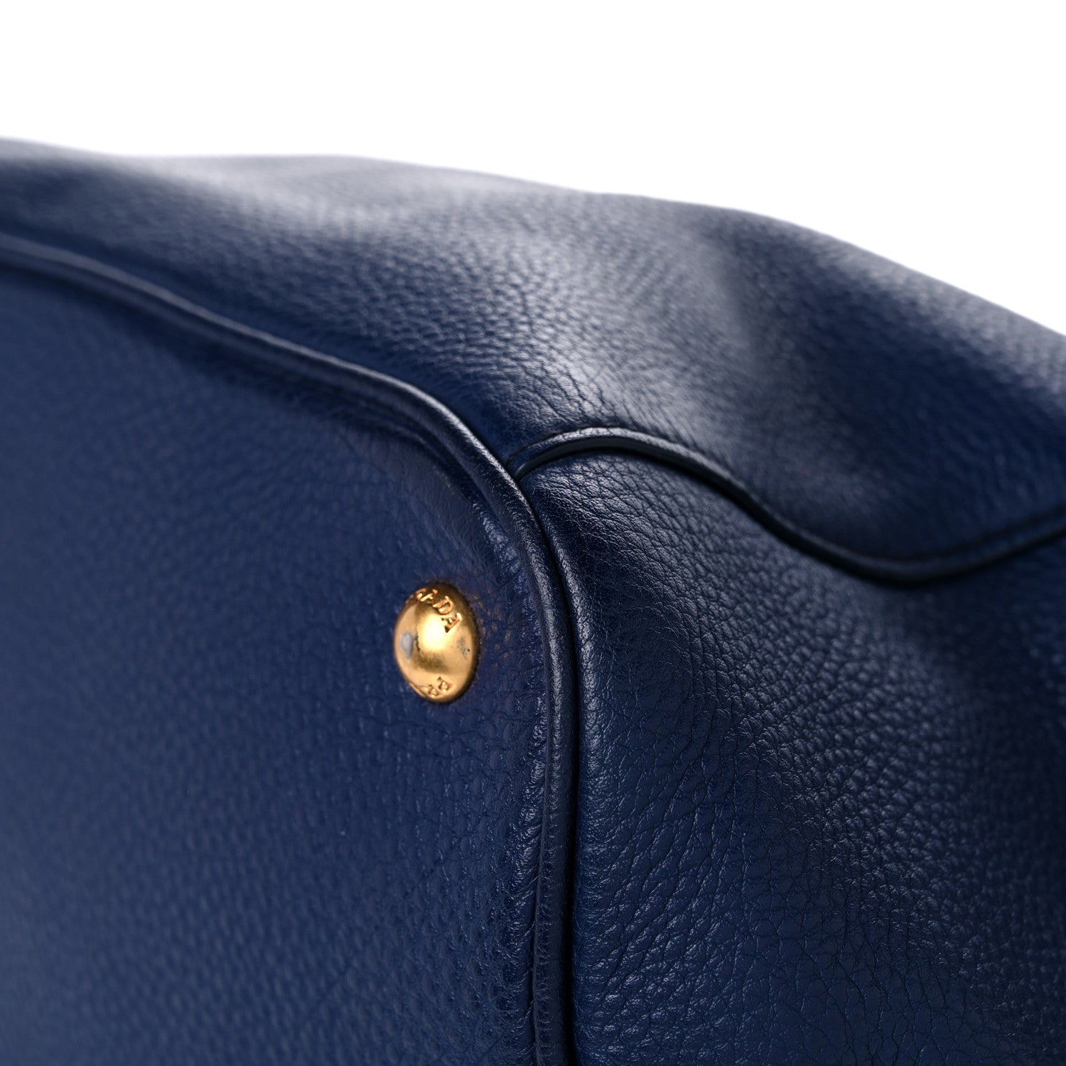 Prada Vitello Daino Tote Bluette 8 of 12