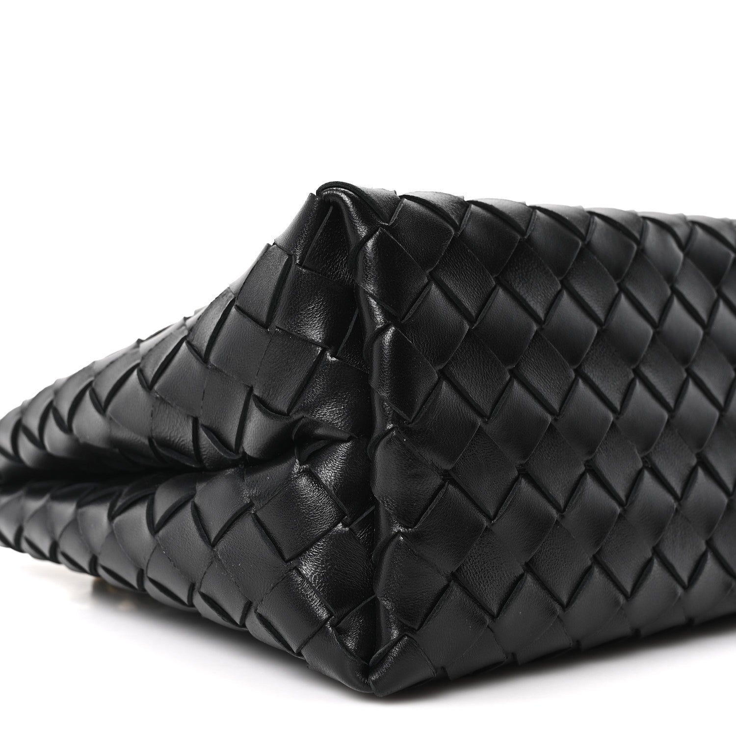 Bottega Veneta Nappa Intrecciato Small Andiamo With Chain Shoulder Bag Black 8 of 9