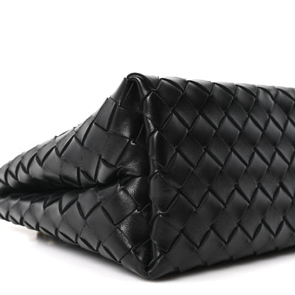 Bottega Veneta Nappa Intrecciato Small Andiamo With Chain Shoulder Bag Black 8 of 9
