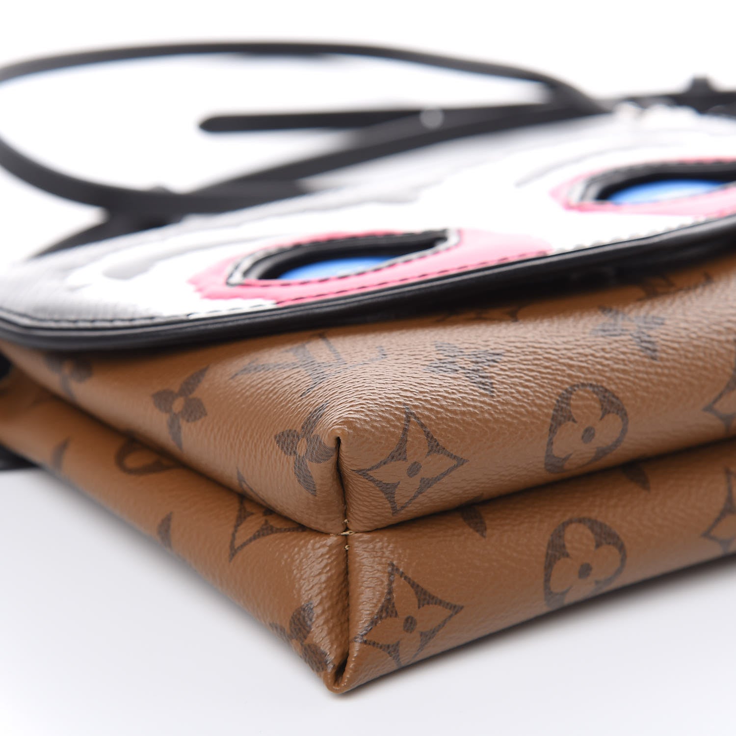 Louis Vuitton Reverse Monogram Kabuki Pochette Black 7 of 8