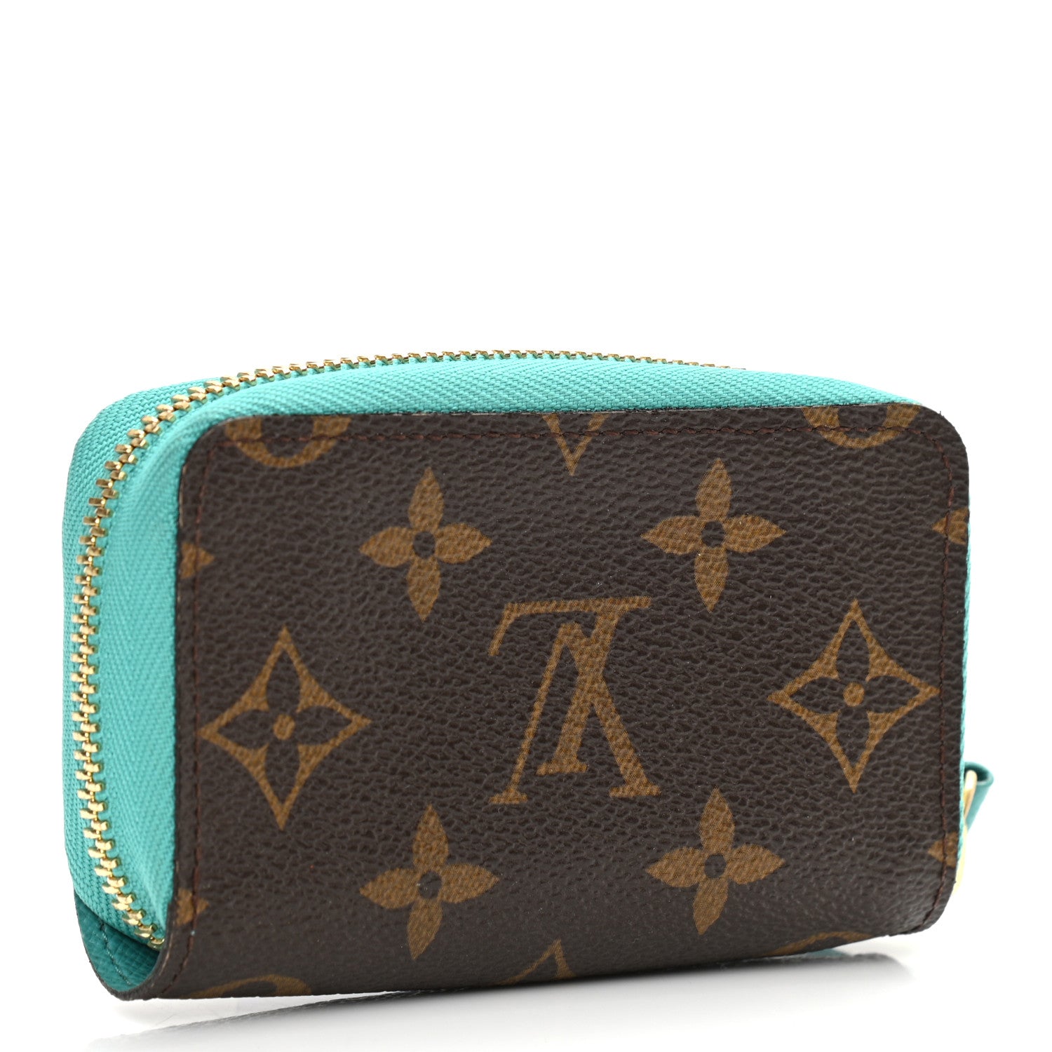 Louis Vuitton Monogram Zippy Multicartes Turquoise 3 of 6