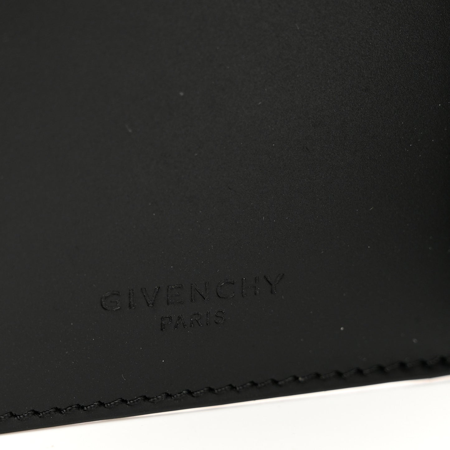 Textured Coated Canvas Monkey Brother Print Folding Card Holder Black