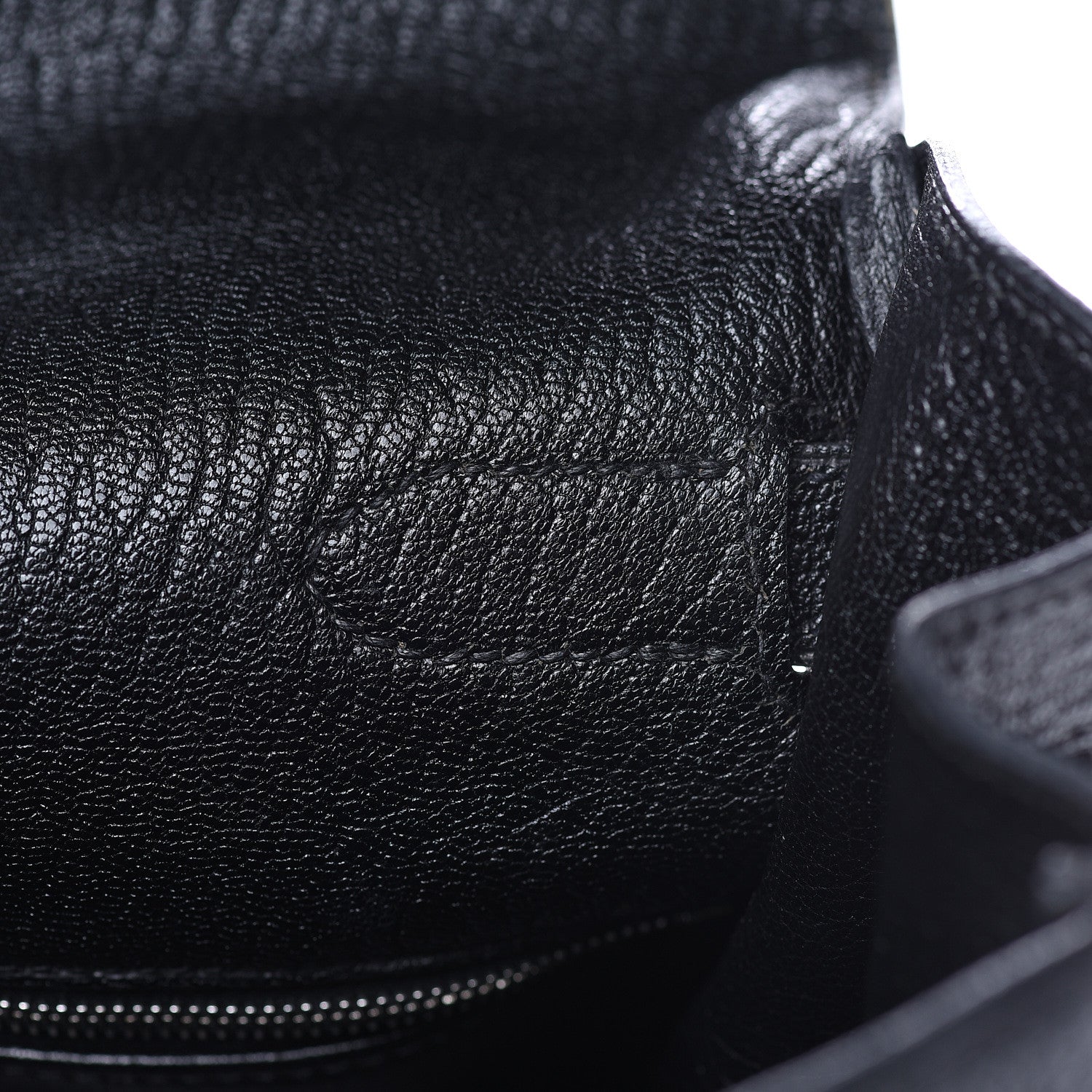 Hermes Chevre De Coromandel Kelly Retourne 35 Black 12 of 35