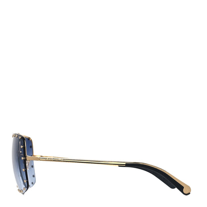 Louis Vuitton The Party Square Sunglasses Z2354W Blue 3 of 7