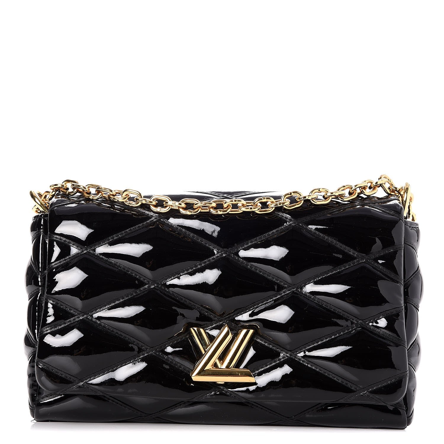 Louis Vuitton Patent Malletage GO-14 PM Black 1 of 6