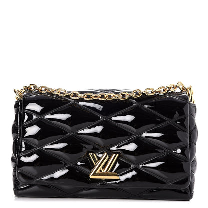 Louis Vuitton Patent Malletage GO-14 PM Black 1 of 6